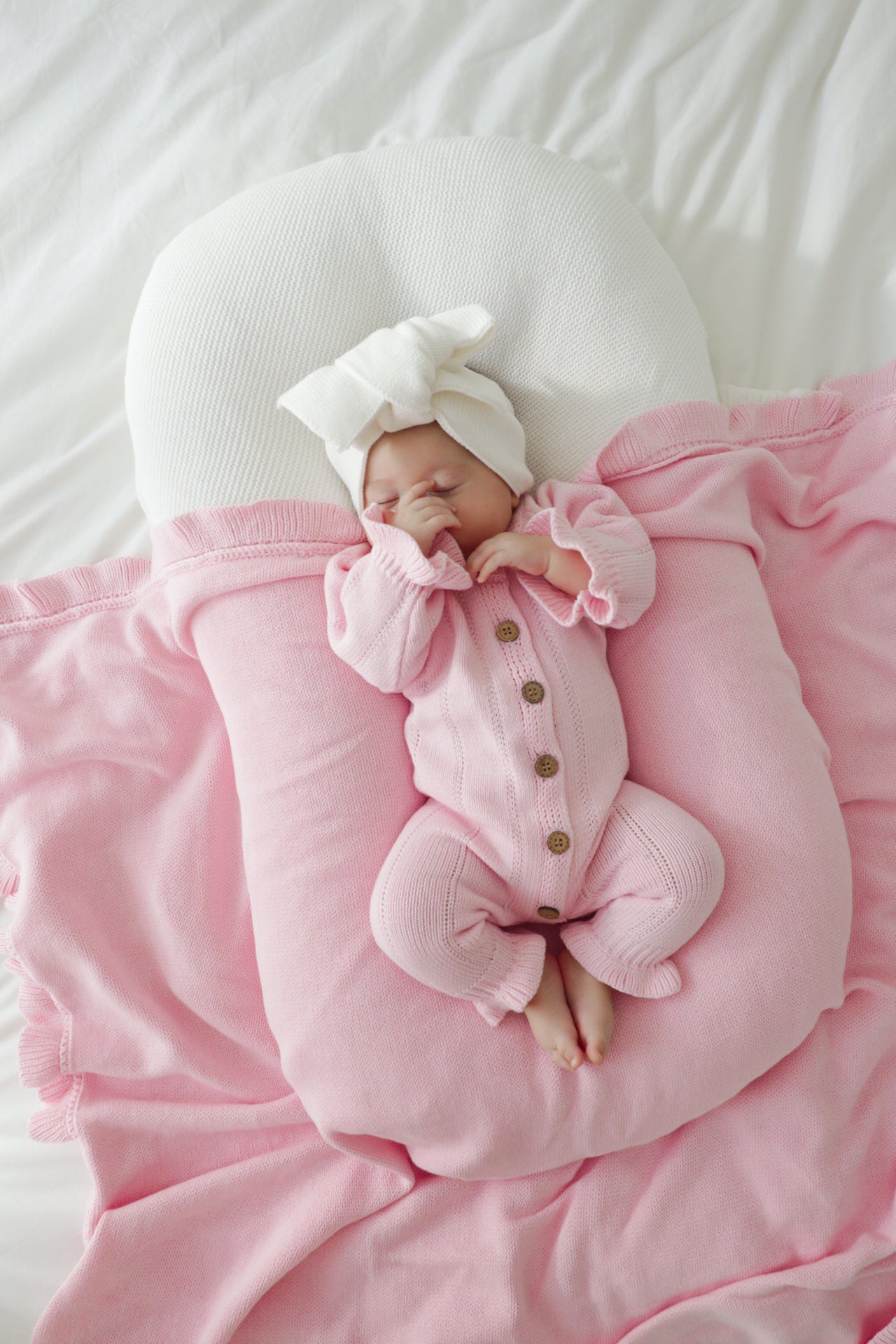 Knit Bow | Warm White