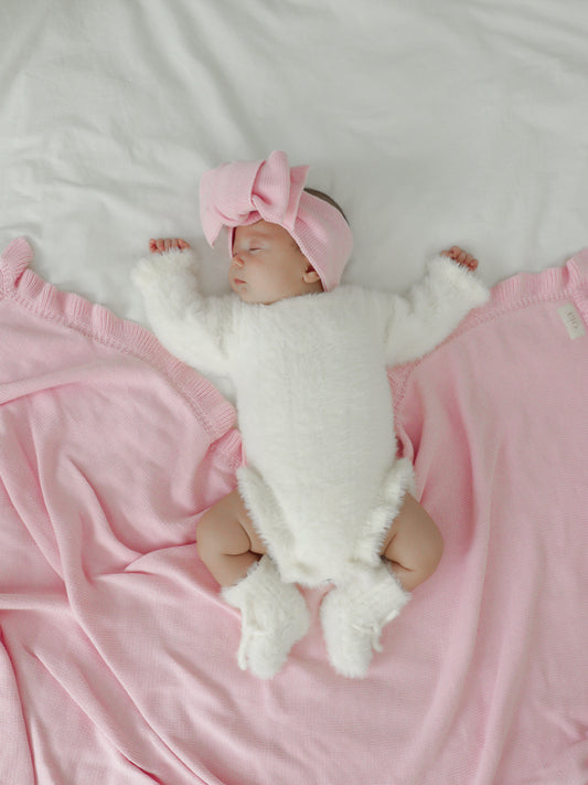 Knit Bow | Petal Pink