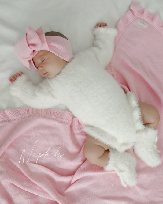 Nephele Faux Fur Booties | Milk White