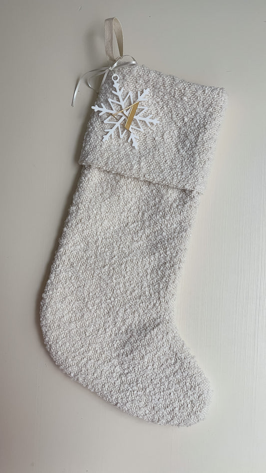 Personalised Acrylic Snowflake Inital