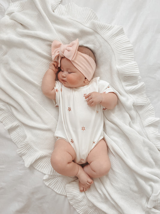 Kamari Romper | White Floral