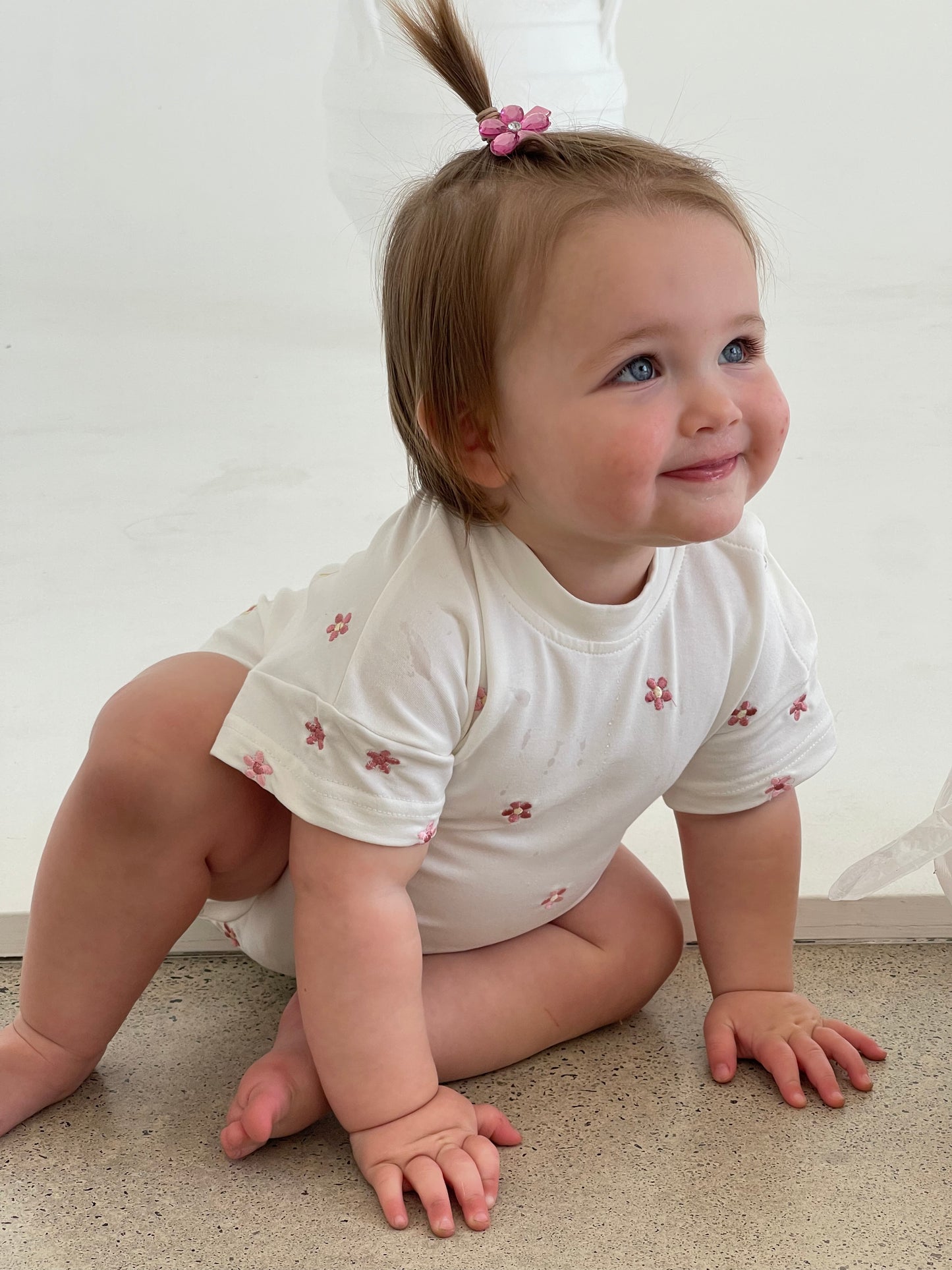 Kamari Romper | White Floral