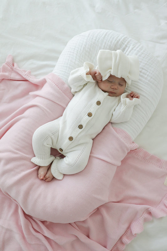 Knit Bow | Warm White