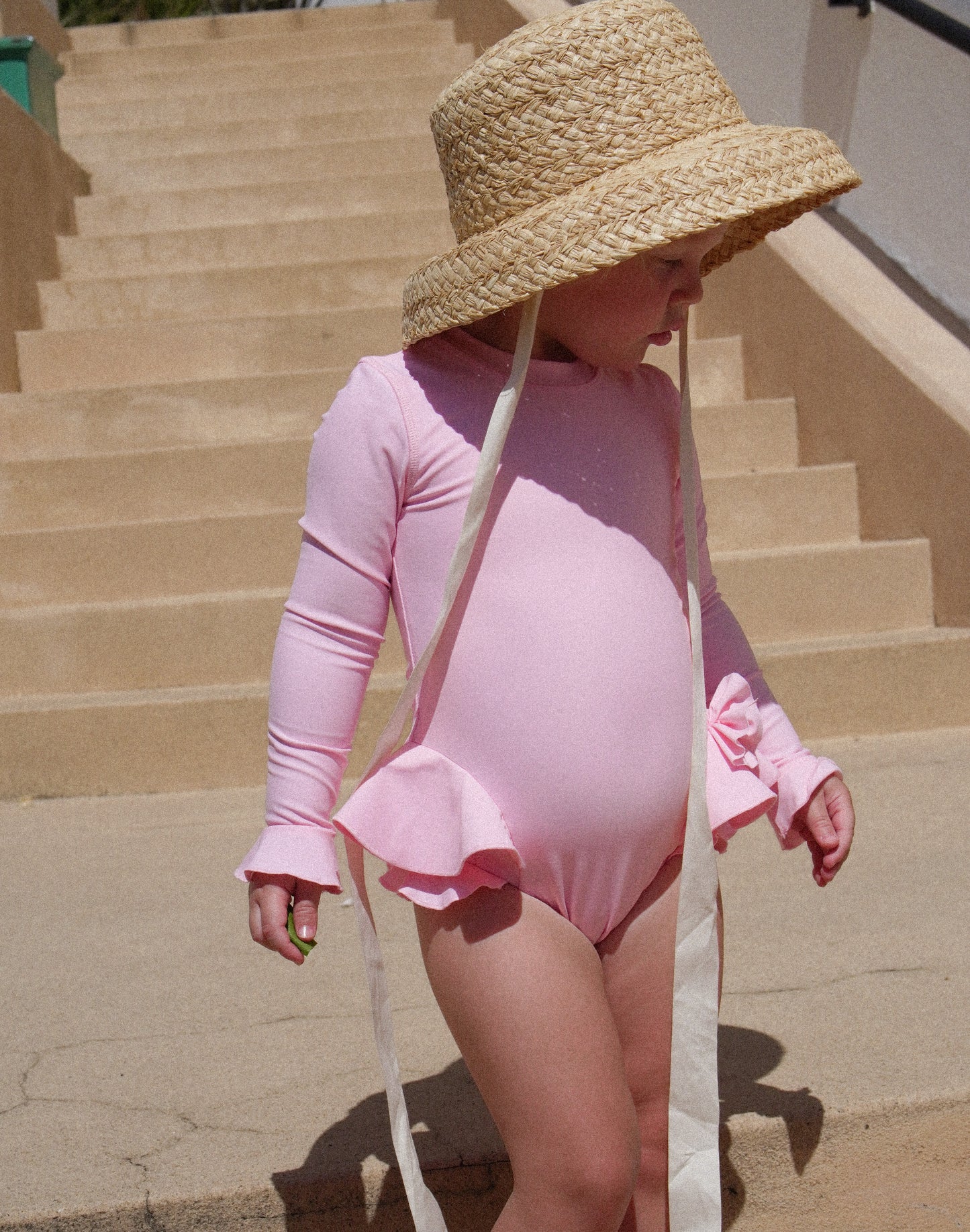 Angel Wings Swimsuit© | Pink Posy Applique