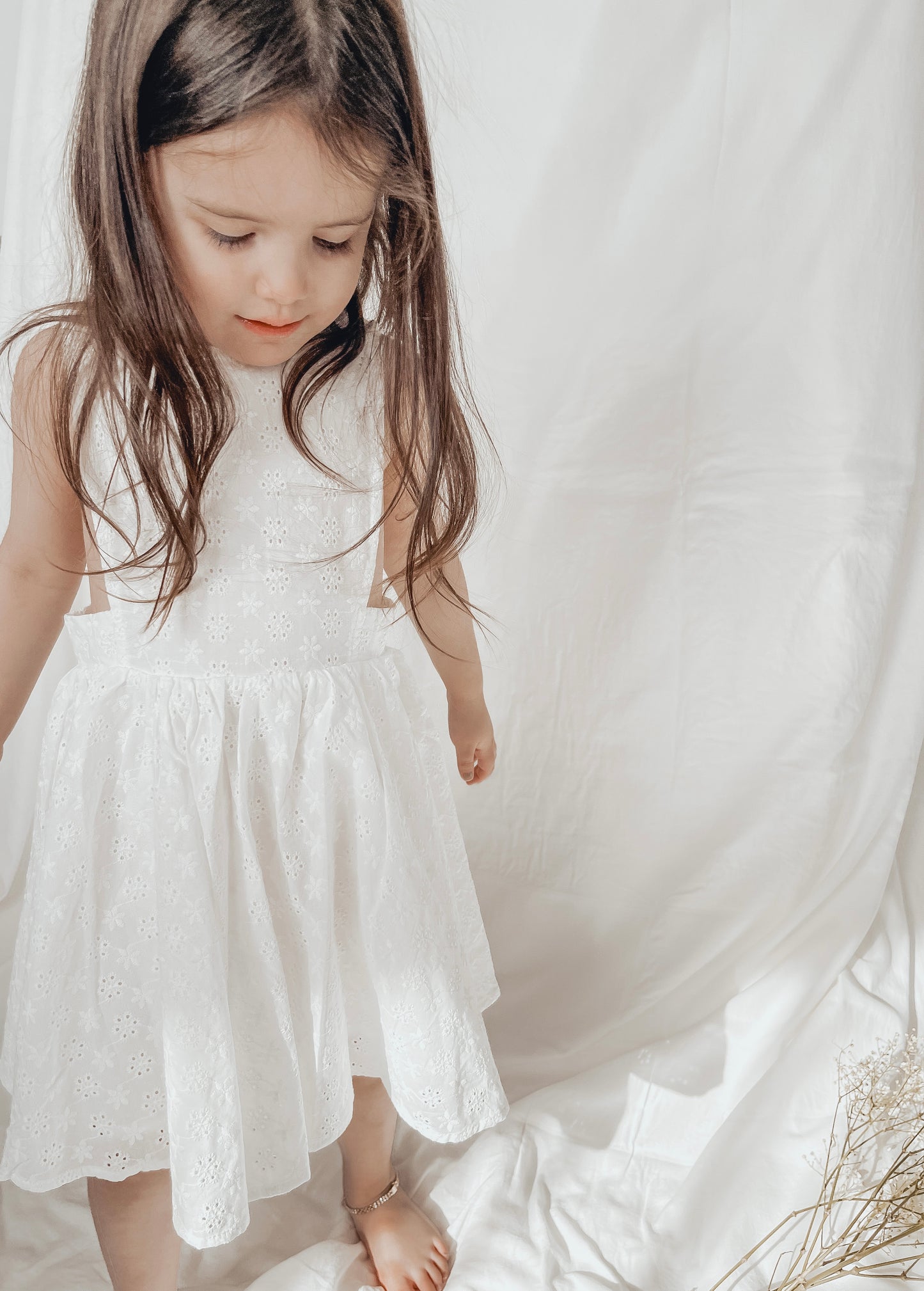 Emilia Tunic Dress in Anglaise