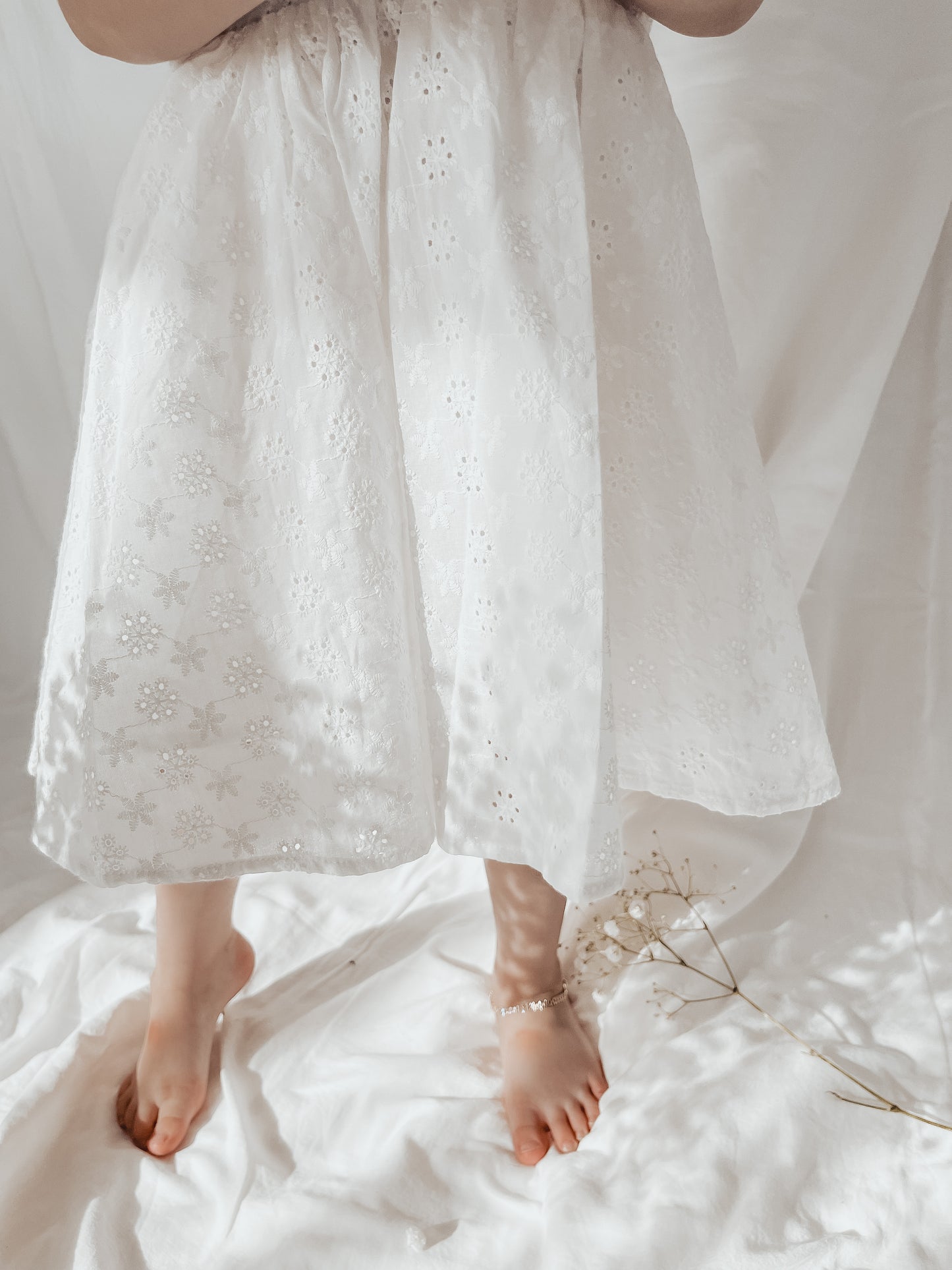 Emilia Tunic Dress in Anglaise