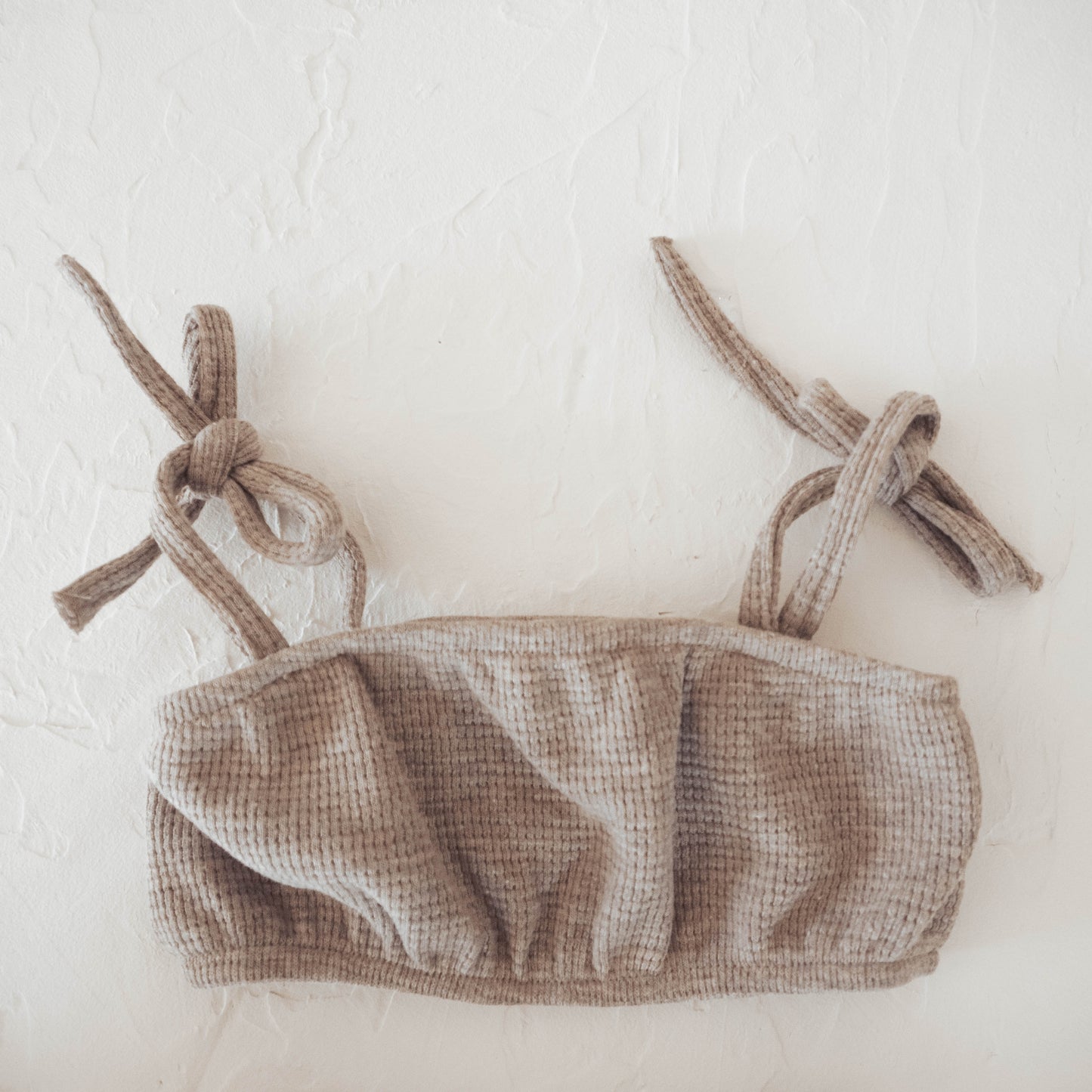 Girls Cotton Sunsuit | Stone
