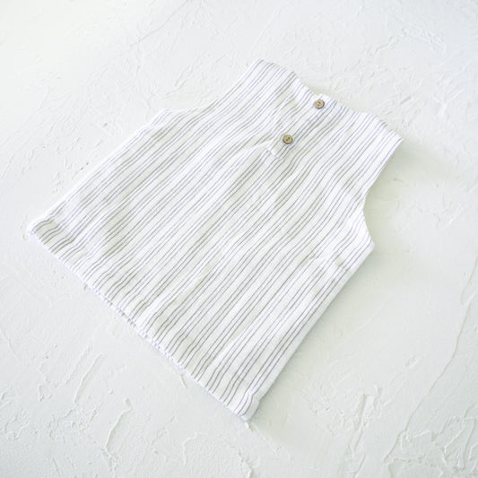 Dune Stripe Linen Tank