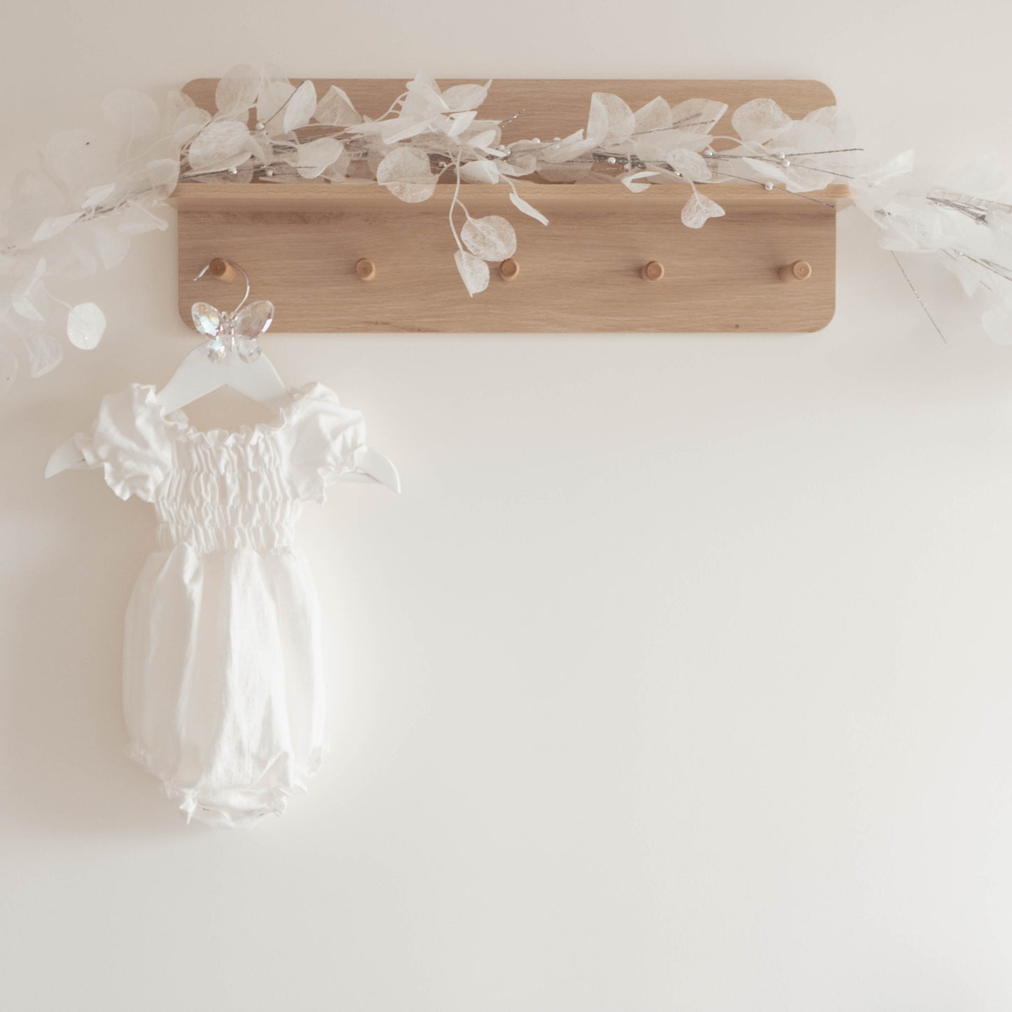 Ruffle Romper | White