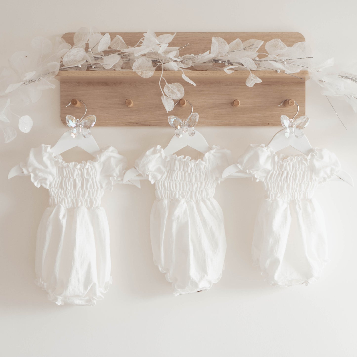 Ruffle Romper | White