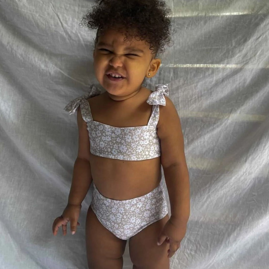 Floral Capri Bikini Set