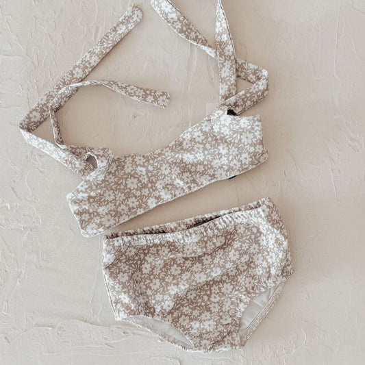 Floral Capri Bikini Set
