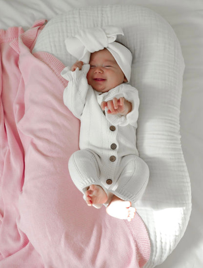 Feggari Ruffle Onesie | Warm White