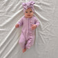 Frilly Zipsuit | Lilac - two tone