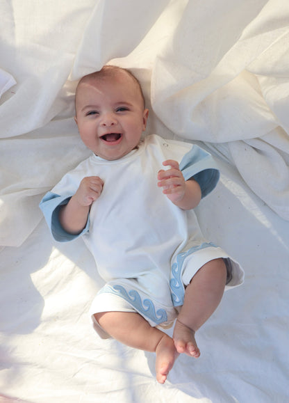 Santo Romper | Wave Blue