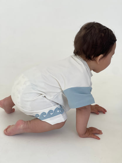 Santo Romper | Wave Blue