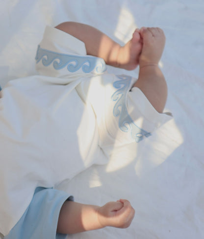 Santo Romper | Wave Blue