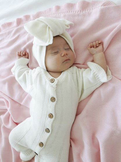 Feggari Ruffle Onesie | Warm White