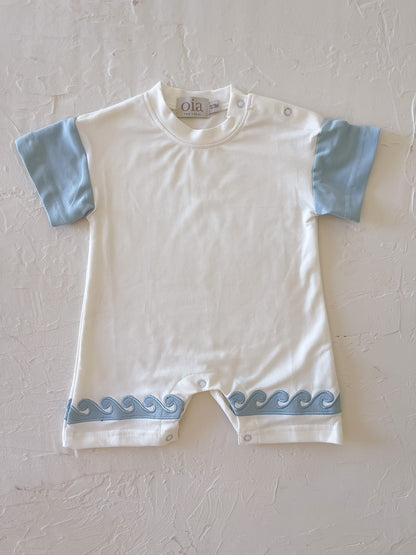Santo Romper | Wave Blue