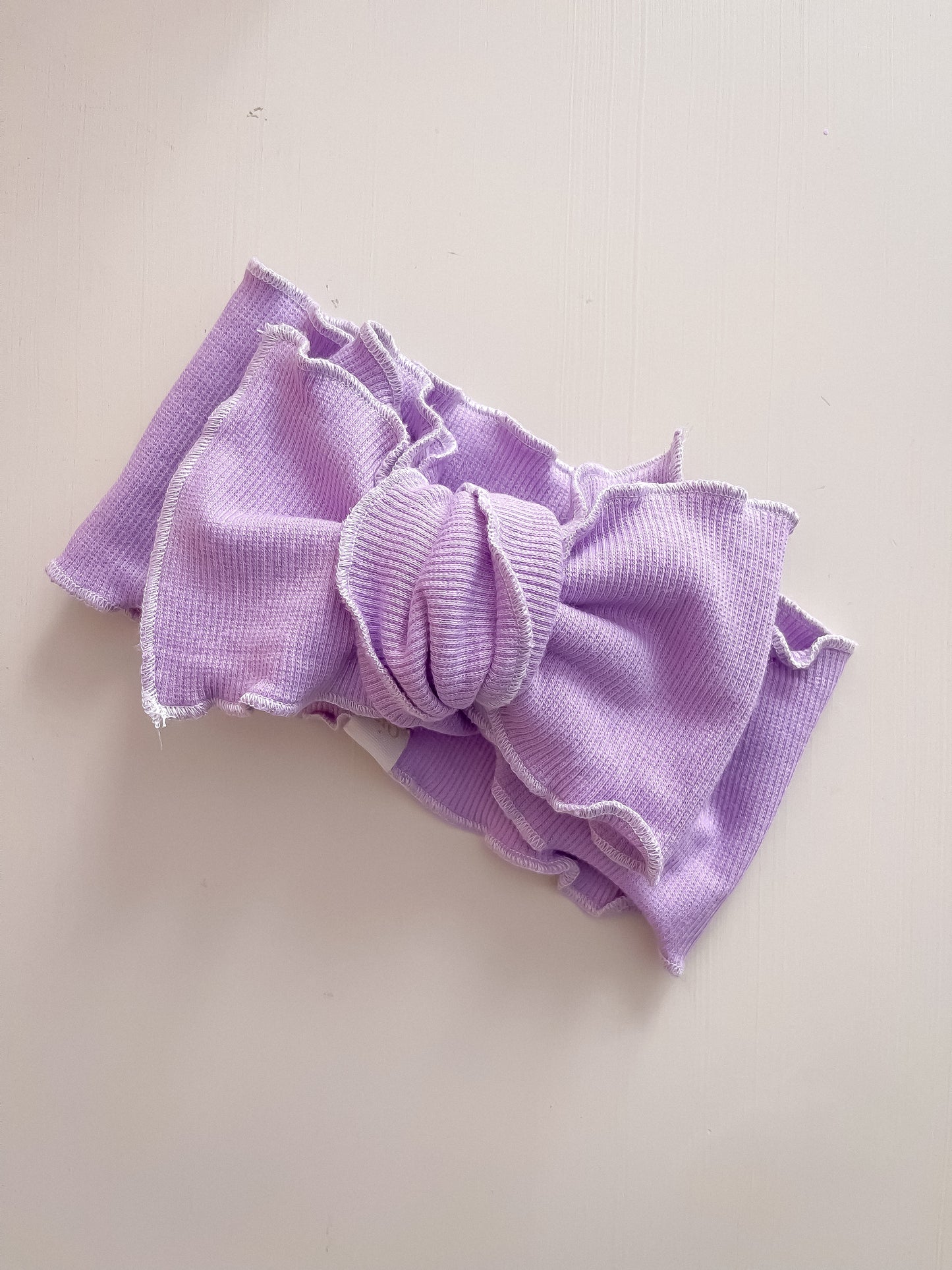 Frilly Bow | Lilac - two tone