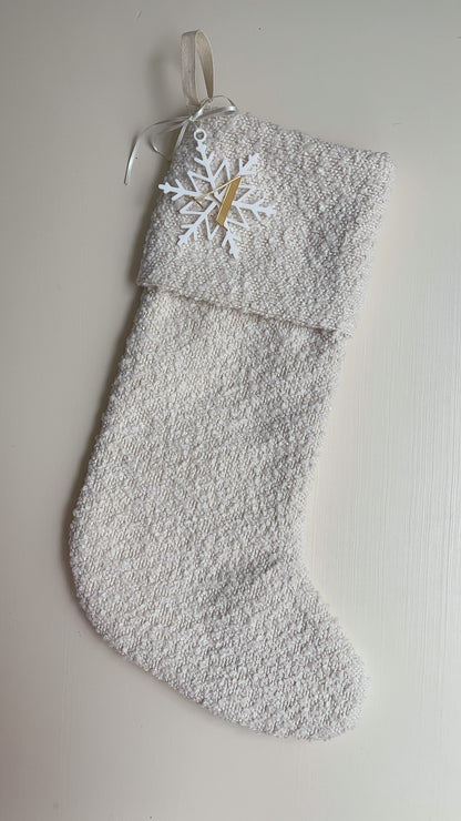 Personalised Acrylic Snowflake Inital