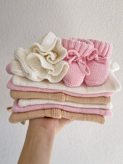 Asteria Ruffle Romper | Petal Pink