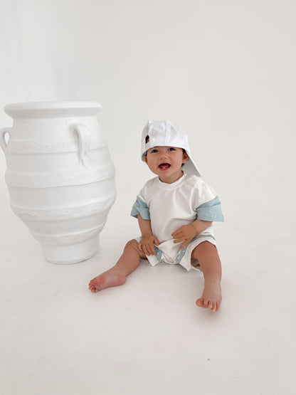 Santo Romper | Wave Blue