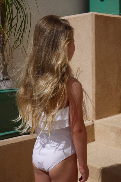 Ruffle Halter Swimsuit