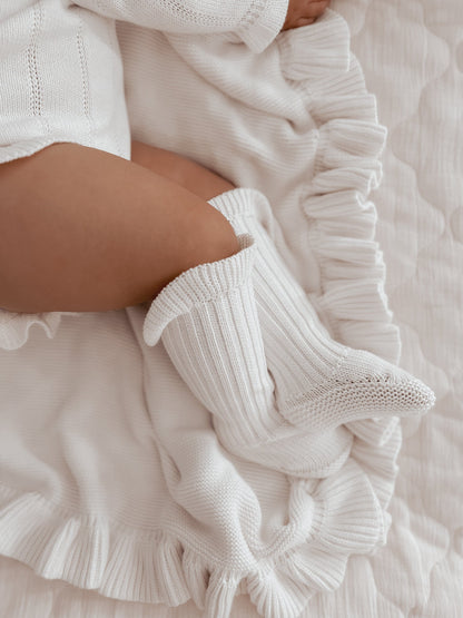 High Knit Sockies | Warm White