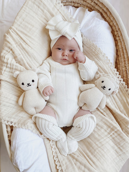 High Knit Sockies | Warm White