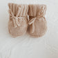 Knit Booties | Gold