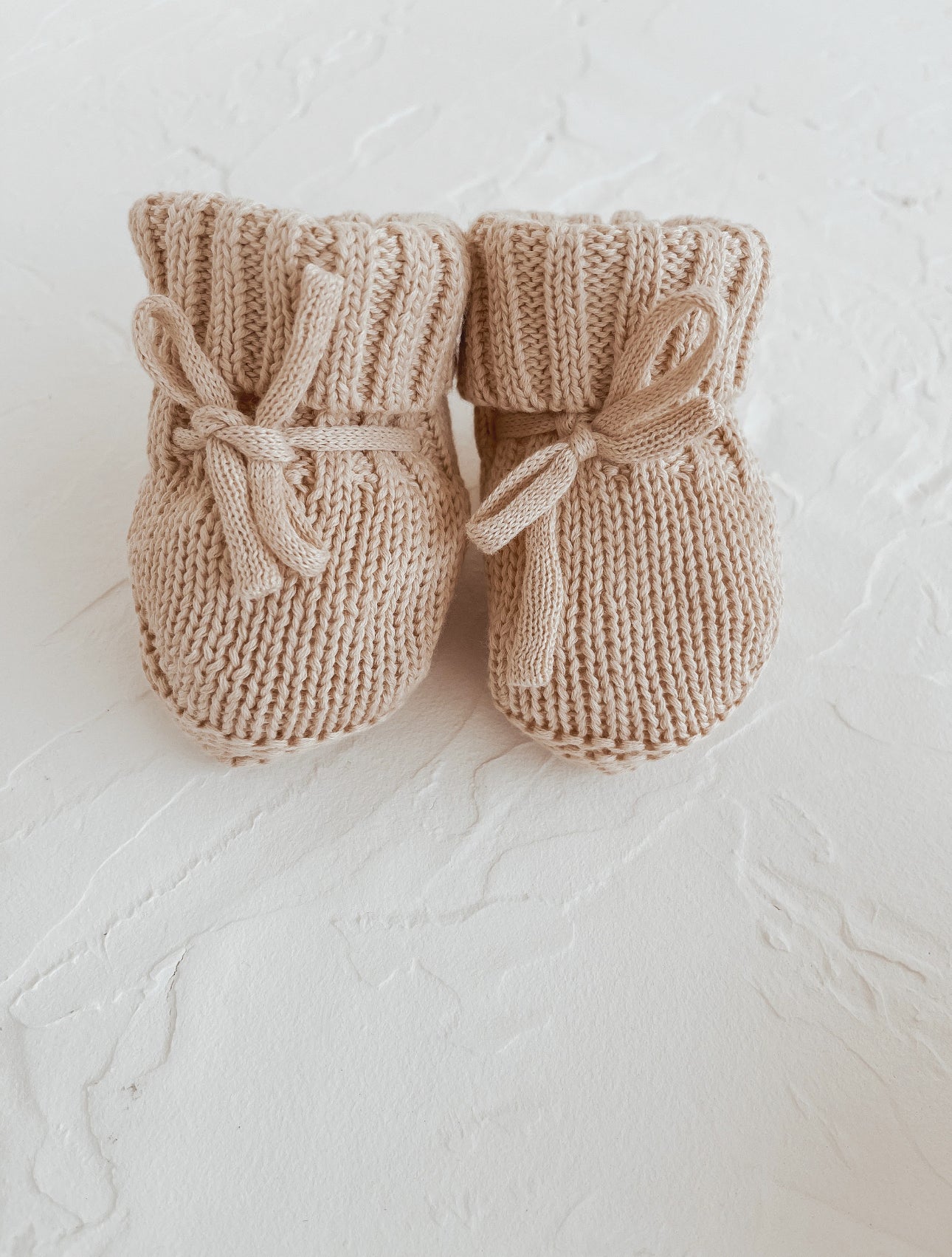 Knit Booties | Gold