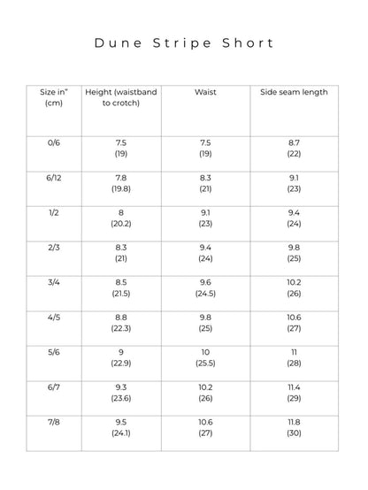 Dune Stripe Linen Shorts
