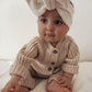 Ribbed Romper - Honey Milk