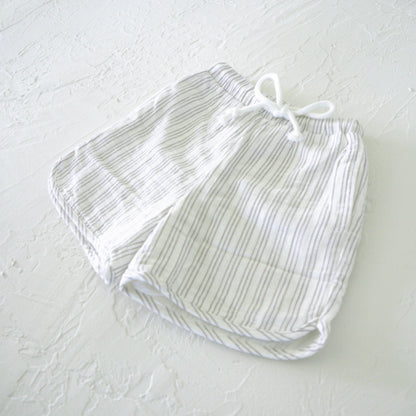 Dune Stripe Linen Shorts