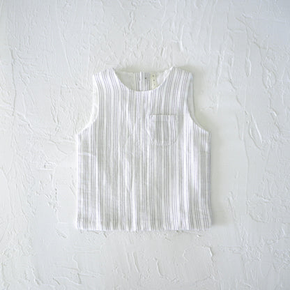 Dune Stripe Linen Tank