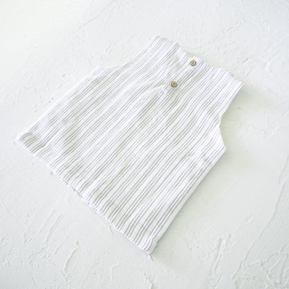 Dune Stripe Linen Tank
