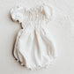 Ruffle Romper | White